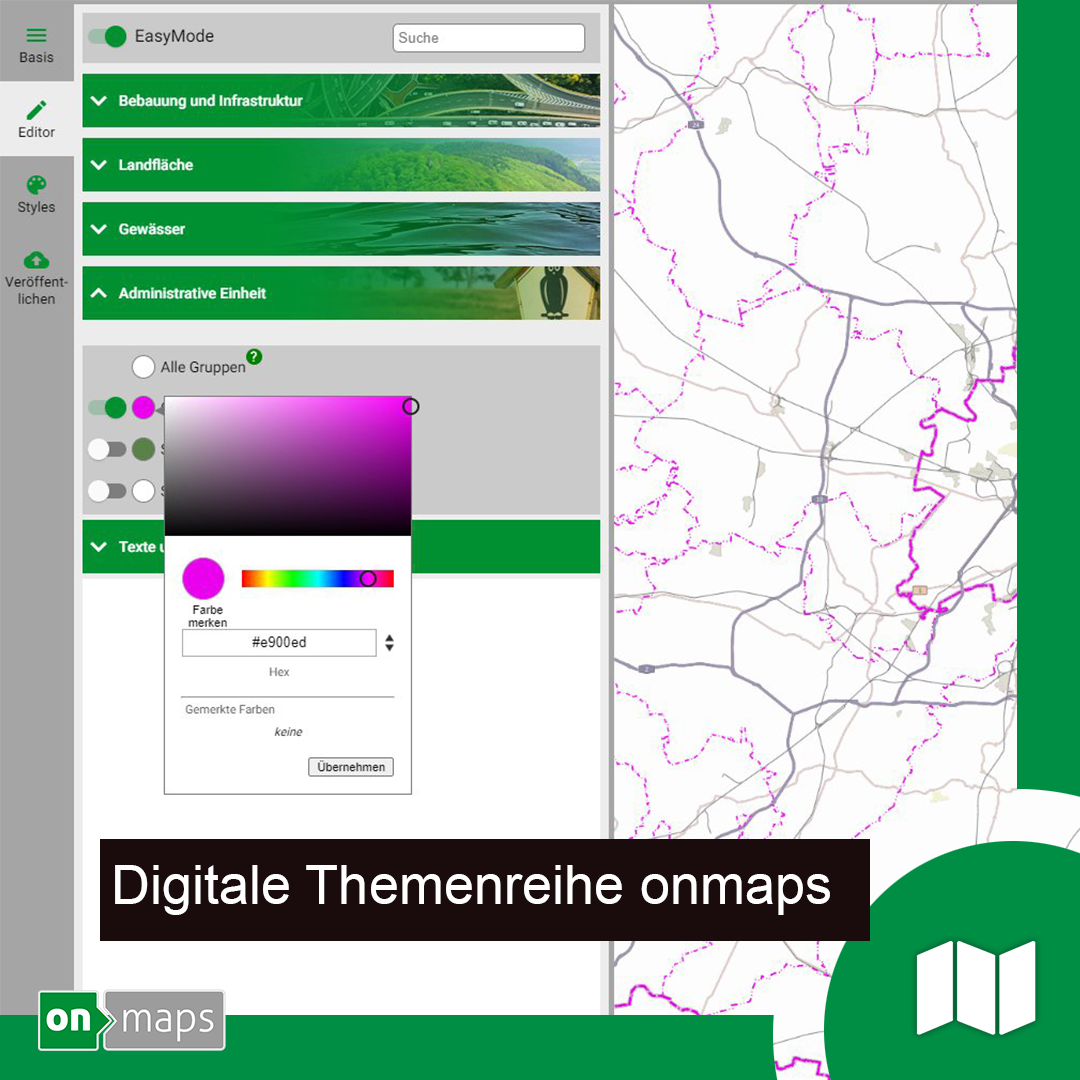 Digitale Themenreihe onmaps